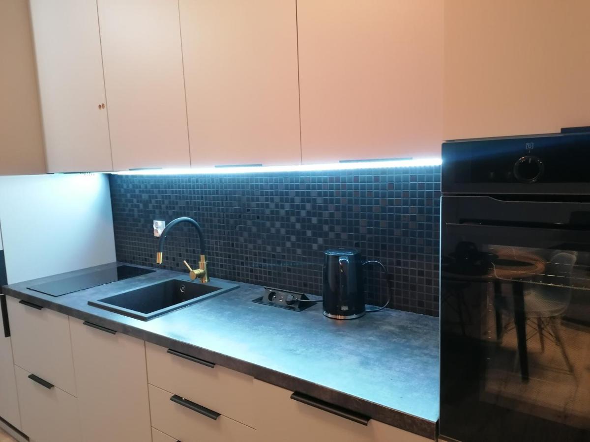 Szczecin Hanza Tower Apartment-Basen Extérieur photo