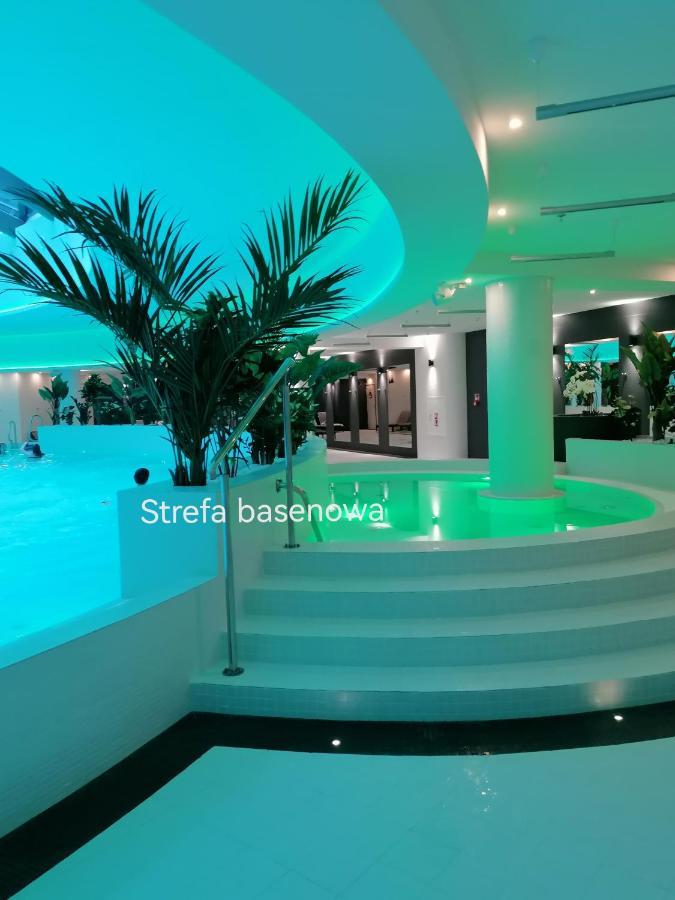 Szczecin Hanza Tower Apartment-Basen Extérieur photo