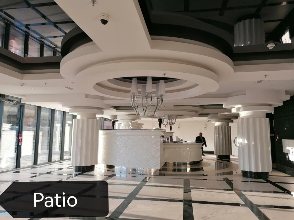 Szczecin Hanza Tower Apartment-Basen Extérieur photo